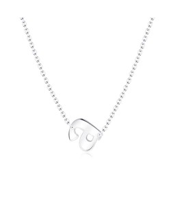 Alphabet Silver Necklace a SPE-5567